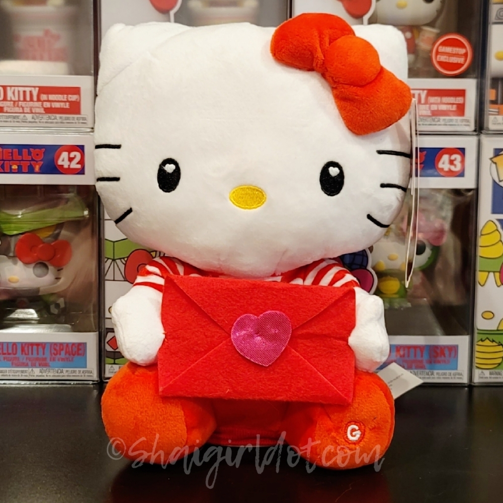 Hello Kitty by Sanrio x Gemmy Valentine's Magogo/Stepper 10-in Animated Plush
